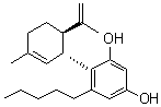 CAS 登录号：22972-55-0, 4-[(1R,6R)-3-甲基-6-(1-甲基乙烯基)-2-环己烯-1-基]-5-戊基-1,3-苯二酚