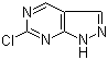 structure of CAS# 23002-51-9, 6-Chloro-1H-pyrazolo[3,4-d]pyrimidine