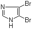 4,5-二溴-1H-咪唑分子结构 (CAS 2302-30-9)