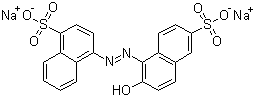 酸性红 13分子结构 (CAS 2302-96-7)