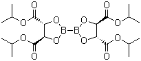 双(二异丙基-L-酒石酸二乙酯)二硼酸酯分子结构 (CAS 230299-10-2)