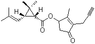 structure of CAS# 23031-36-9, Prallethrin