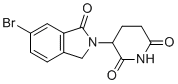 structure of CAS# 2304513-76-4, 3-(6-Bromo-1-oxoisoindolin-2-yl)piperidine-2,6-dione
