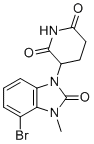 structure of CAS# 2304754-51-4, 3-(4-溴-3-甲基-2-氧代-2,3-二氢-1h-苯并[d]咪唑-1-基)哌啶-2,6-二酮