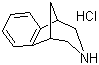 structure of CAS# 230615-52-8, 2,3,4,5-Tetrahydro-1,5-methano-1H-3-benzazepine hydrochloride
