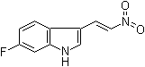 3-(2-硝基乙烯基)-6-氟吲哚分子结构 (CAS 23077-59-0)