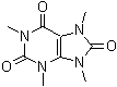 structure of CAS# 2309-49-1, 1,3,7,9-Tetramethyluric acid
