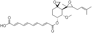structure of CAS# 23110-15-8, Fumagillin