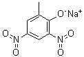 CAS 登录号：2312-76-7, 4,6-二硝基邻甲苯酚钠