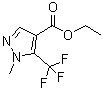 structure of CAS# 231285-86-2, 1-Methyl-5-trifluoromethylpyrazole-4-carboxylic acid ethyl ester