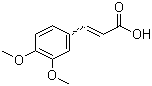 structure of CAS# 2316-26-9, 3,4-二甲氧基肉桂酸