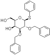 CAS 登录号：231623-55-5, 苯基 2,3-二-O-(苯基甲基)-1-硫代-beta-D-吡喃半乳糖苷