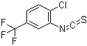 2-氯-5-(三氟甲基)苯基异硫氰酸酯分子结构 (CAS 23165-49-3)