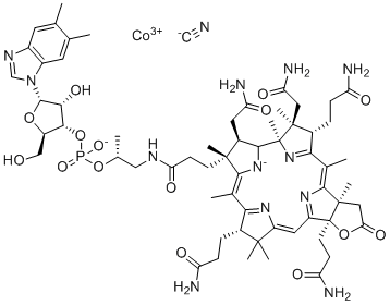 structure of CAS# 23208-66-4, Cyanocobalamin EP Impurity A