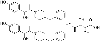 structure of CAS# 23210-58-4, 酒石酸艾芬地尔