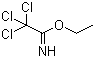 2,2,2-三氯乙酰亚氨酸乙酯分子结构 (CAS 23213-96-9)