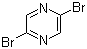 2,5-二溴吡嗪分子结构 (CAS 23229-26-7)