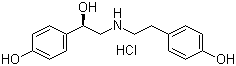 structure of CAS# 23239-51-2, Ritodrine hydrochloride