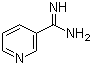 structure of CAS# 23255-20-1, 3-Pyridinecarboxamidine