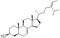 delta7-燕麦甾醇分子结构 (CAS 23290-26-8)