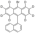 CAS # 2330770-71-1, 9-Bromo-10-(naphthalen-1-yl)anthracene-1,2,3,4,5,6,7,8-d8