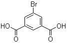 5-溴-1,3-苯二甲酸分子结构 (CAS 23351-91-9)
