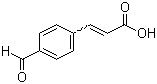 structure of CAS# 23359-08-2, 4-Formylcinnamic acid
