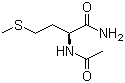 structure of CAS# 23361-37-7, N-Acetyl-L-methioninamide
