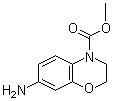7-氨基-2,3-二氢-4H-1,4-苯并噁嗪-4-羧酸甲酯分子结构 (CAS 233775-56-9)