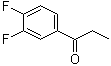 structure of CAS# 23384-72-7, 3',4'-Difluoropropiophenone