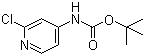 structure of CAS# 234108-73-7, 4-(Boc-amino)-2-chloropyridine
