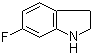 structure of CAS# 2343-23-9, 6-Fluoroindoline