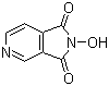structure of CAS# 23439-88-5, N-Hydroxy-3,4-pyridinedicarboximide