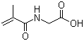 structure of CAS# 23578-45-2, N-Methacryloylglycine