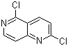 2,5-二氯-1,6-萘啶分子结构 (CAS 23616-35-5)