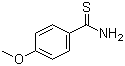 structure of CAS# 2362-64-3, 4-Methoxybenzothioamide