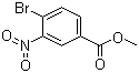 4-溴-3-硝基苯甲酸甲酯分子结构 (CAS 2363-16-8)