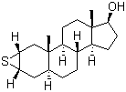 CAS 登录号：2363-58-8, 环硫雄醇, 硫雄甾醇