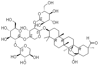 百两金皂苷 A分子结构 (CAS 23643-61-0)