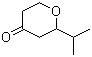 CAS # 23659-45-2, 2-Isopropyltetrahydro-4H-pyran-4-one, Tetrahydro-2-(1-methylethyl)-4H-pyran-4-one