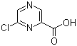 structure of CAS# 23688-89-3, 6-氯吡嗪-2-羧酸