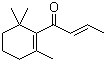 structure of CAS# 23726-91-2, (E)-1-(2,6,6-三甲基环己-1-烯基)丁-2-烯-1-酮