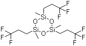 structure of CAS# 2374-14-3, 1,3,5-Tris[(3,3,3-trifluoropropyl)methyl]cyclotrisiloxane