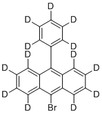 CAS 登录号：2377545-68-9, 9-溴-10-(五氘代苯基)-1,2,3,4,5,6,7,8-八氘代蒽