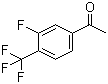structure of CAS# 237761-81-8, 3'-Fluoro-4'-(trifluoromethyl)acetophenone