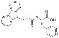 structure of CAS# 2381854-90-4, Fmoc-N-Me-3-(4-py)-L-Ala