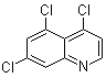 structure of CAS# 23834-01-7, 4,5,7-Trichloroquinoline