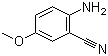structure of CAS# 23842-82-2, 2-Cyano-4-methoxyaniline