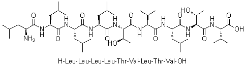 CAS # 238736-52-2, L-Leucyl-L-leucyl-L-leucyl-L-leucyl-L-threonyl-L-valyl-L-leucyl-L-threonyl-L-valine