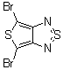 4,6-二溴噻吩并[3,4-c][1,2,5]噻二唑-2-S(IV)分子结构 (CAS 238756-91-7)